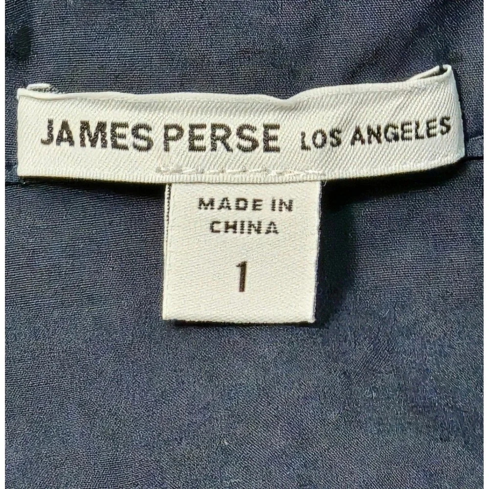 James Perse Los Angeles‎ Women's Jumpsuit Navy Blue Long Sleeve Size 1 Small - Picture 4 of 9